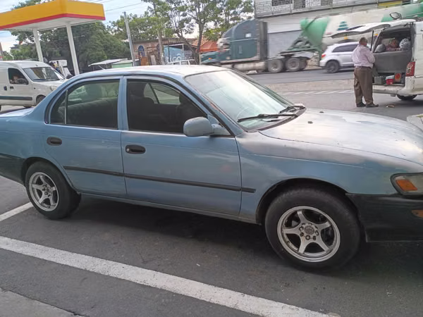 Toyota Corolla 93, standar. Restored and clear.