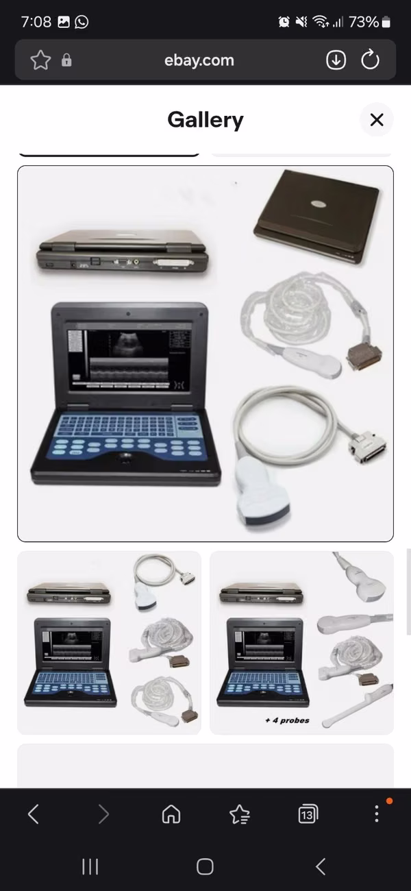 Ultrasound Portable Contec NEW with three transducers