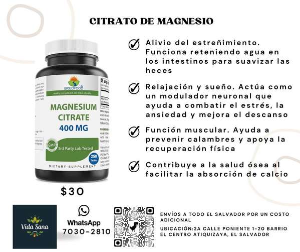 Magnesium citrate