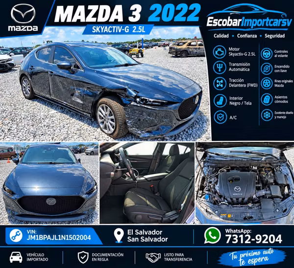 EN CAMINO, MAZDA 3 HATCHBACK 2022