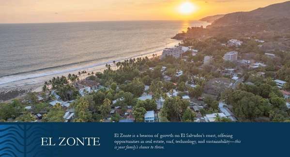 WAVE CREST - 124; Your apartment with sea view in El Zonte, invest or live in the heart of Surf City