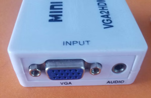 VGA to HDMI converter alert includes connection cable
