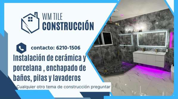 Wm Tile, professional plating work