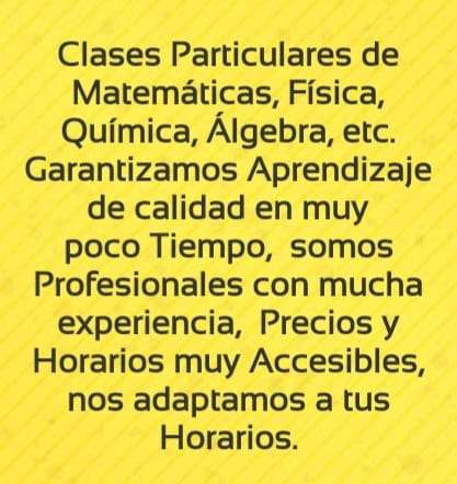 Specific classes of Mathematics, Physics, Chemistry, Algebra, etc.