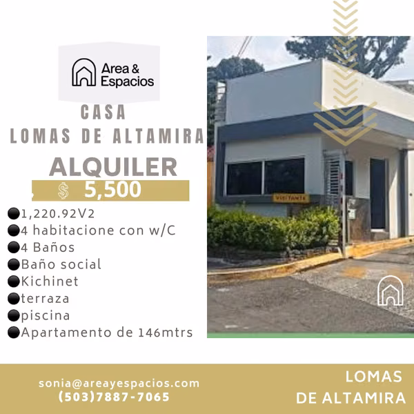 IS RENTED HOUSE IN RESIDENTIAL ALGAMIRA