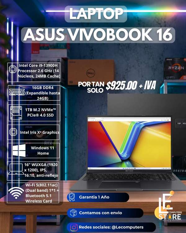 Laptop Asus Vivobook 16