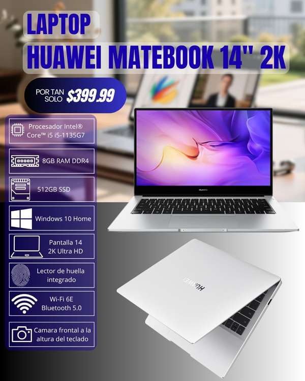 LAPTOP Huawei MateBook 14 Intel® Core™ i5 i5-1135G7