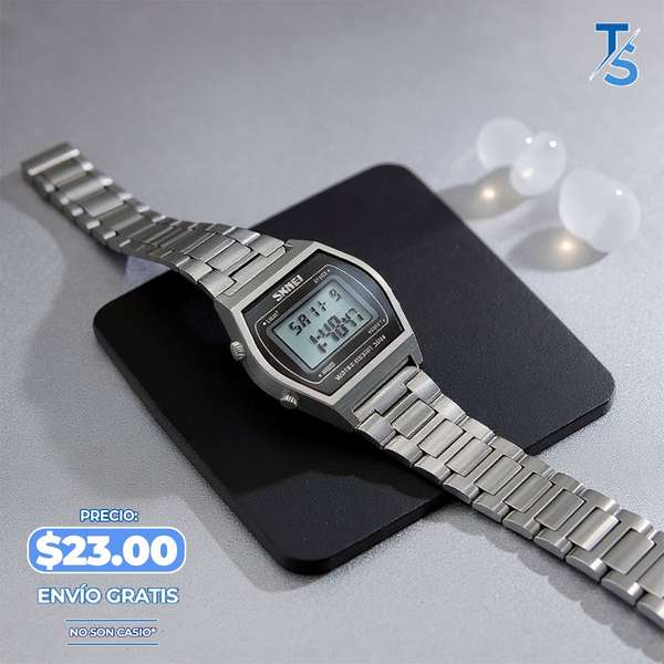 RELOJ DIGITAL PARA MUJER, RESISTENTE AL AGUA, 