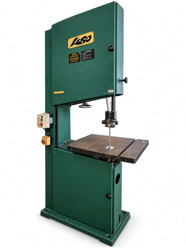 Sierra de cinta vertical industrial marca LeBO