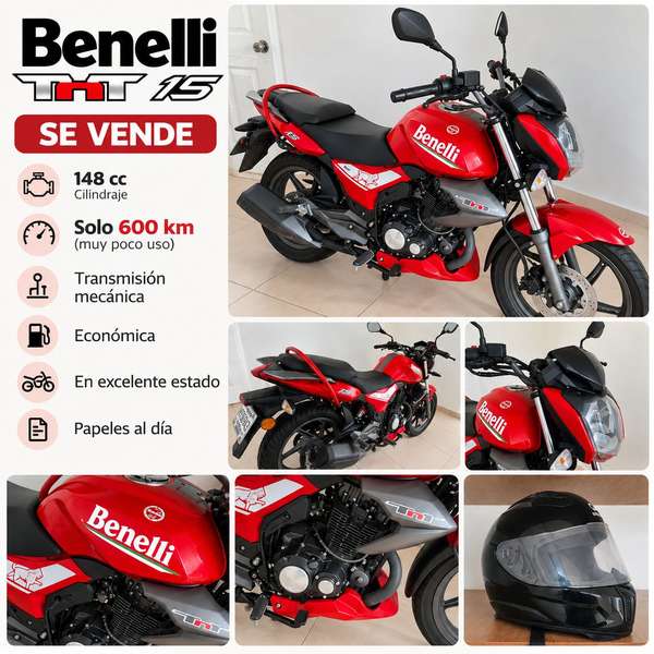 Motocicleta Benelli TnT15
