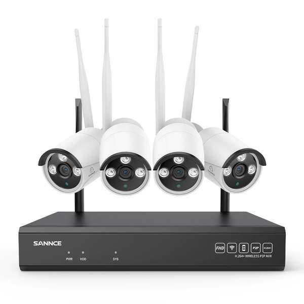 Kit 4 cámaras WIFI Full Color  2K
