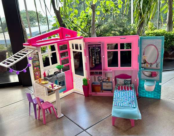  CASA BARBIE PLEGABLE ORIGINAL MATTEL 