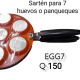 Sartén para 7 huevos o panqueques