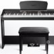 Alesis Prestige Artist Bundle Piano digital de 88 teclas soporte de madera, banco y 3 pedales