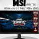 Monitor MSI 24" FHD 19020 x 1080