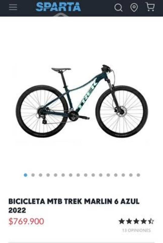 Aro Trek Marlin Talla S Bicicleta Trek Marlin 6, Aro 27,6 S Macul