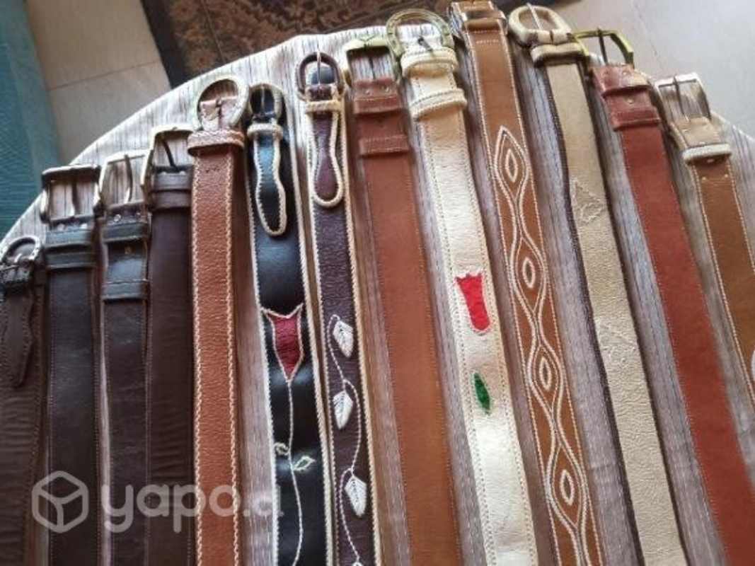 Cinturones y Billeteras de cuero artesanal Chillan