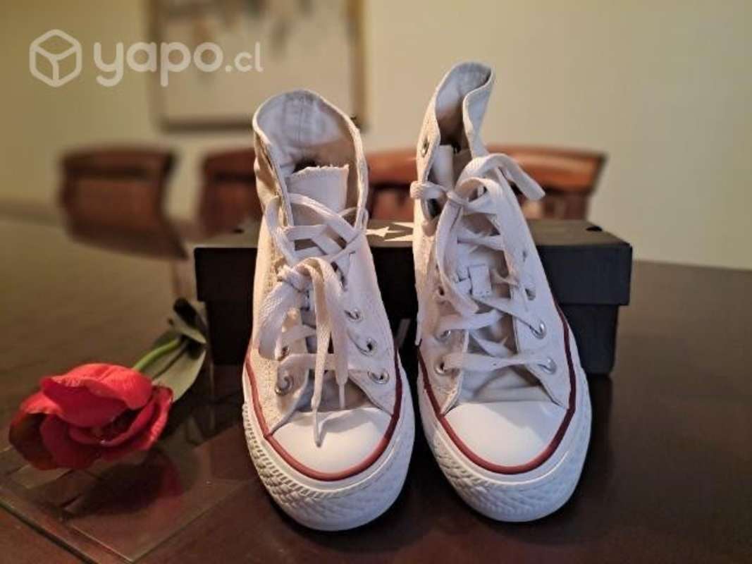 Zapatillas blancas converse unisex talla 36 Talca