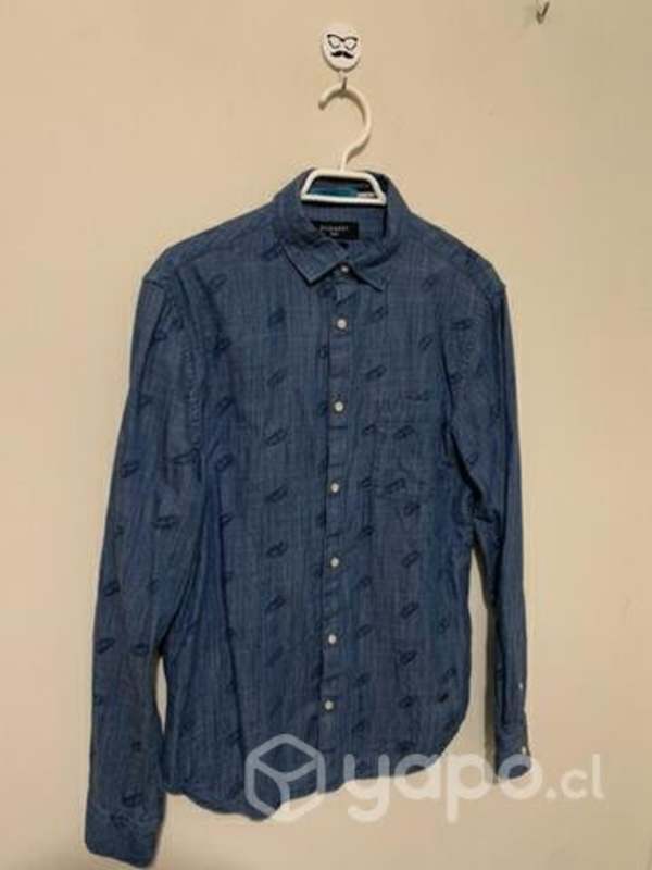 Camisa basement color azul talla S Slim Fit Valdivia