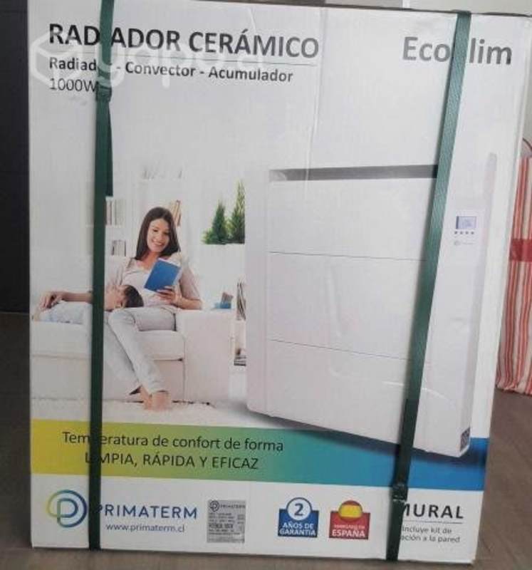 Estufa Radiador calefactor ceramico 1000W Nunoa