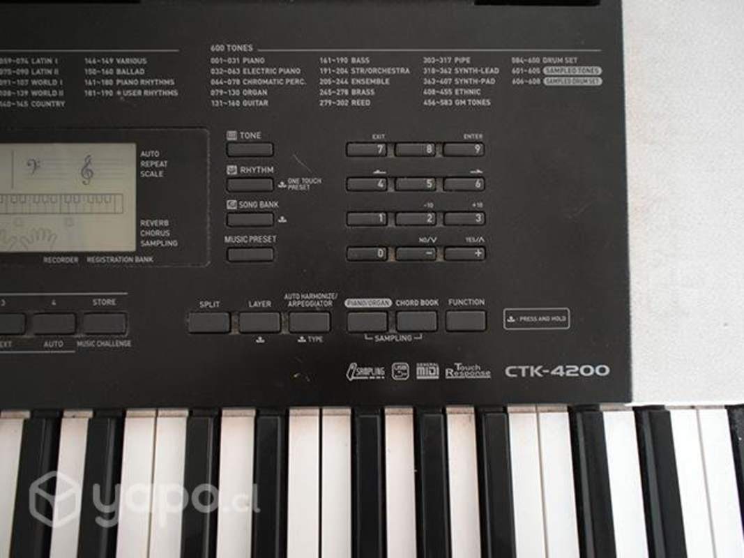 Teclado CASIO CTK 4200 Valparaiso