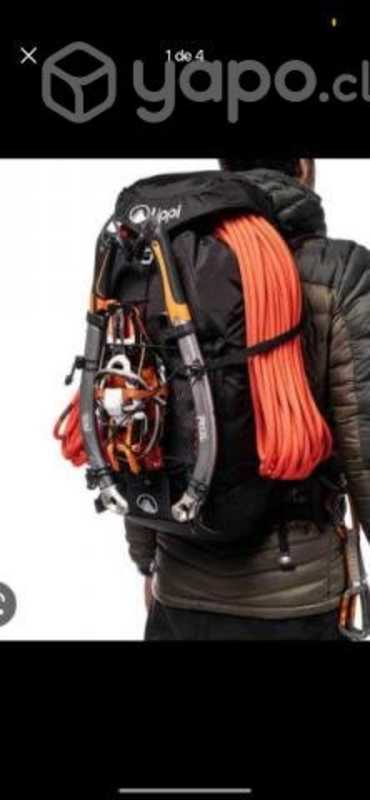 Mochila lippi roca 35 negra Osorno