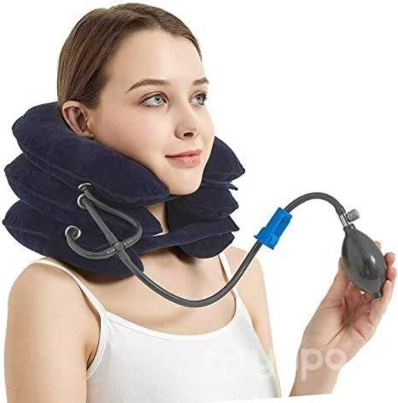 Cojin Cervical Cuello Inflable Para Dolores Estres Santiago