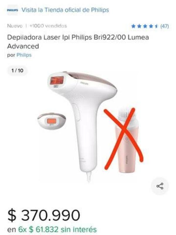Depiladora ipl lumea bri922 pulsaciones 2025