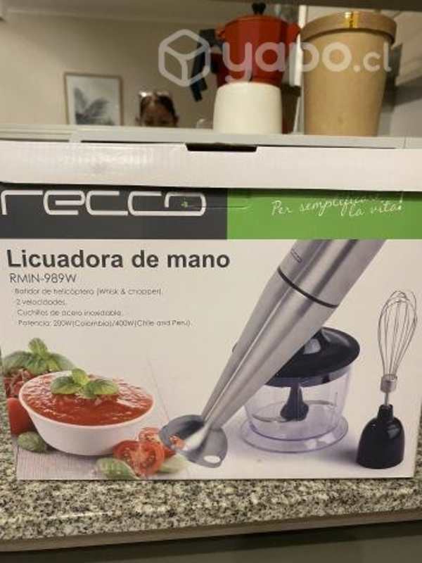 Licuadora de mano recco on sale