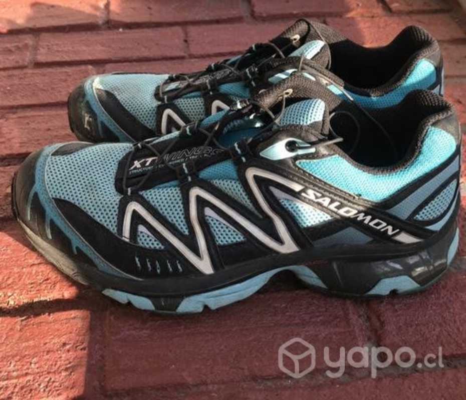 Zapatillas salomon usadas buen estado Las Condes