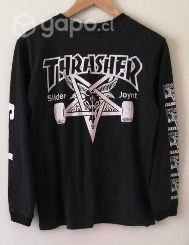 Polera thrasher negra hotsell