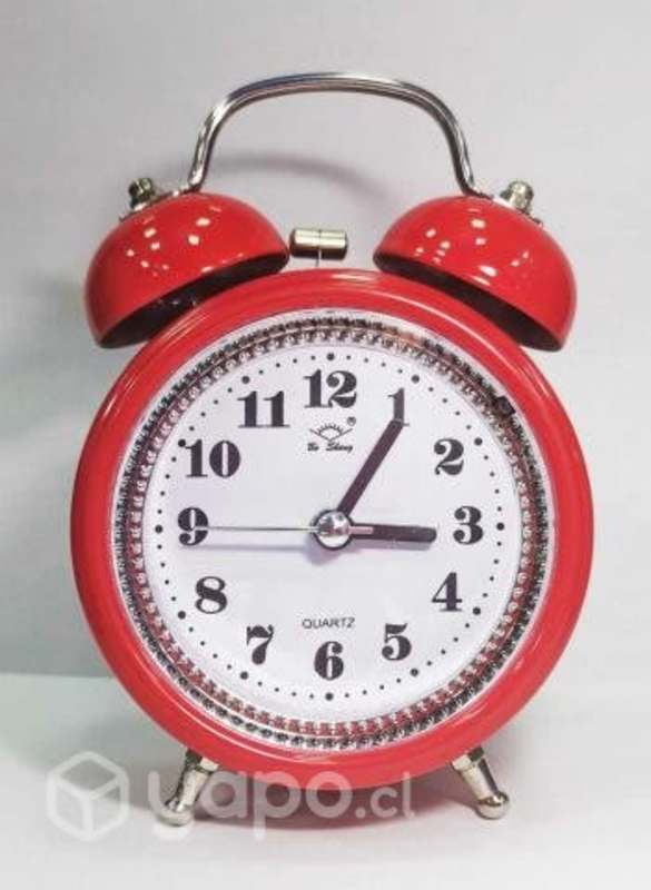 Reloj despertador con campanilla outlet