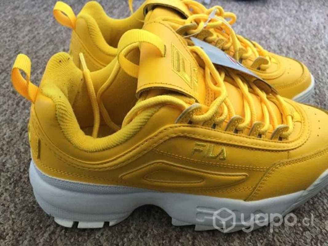 Zapatillas fila disruptor amarillas cheap