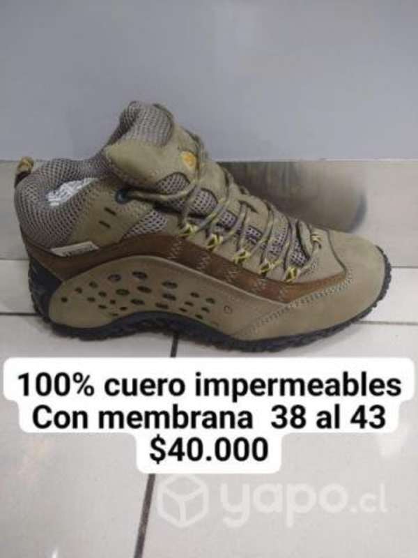 Zapatillas trekking o ciudad 100 cuero Santiago