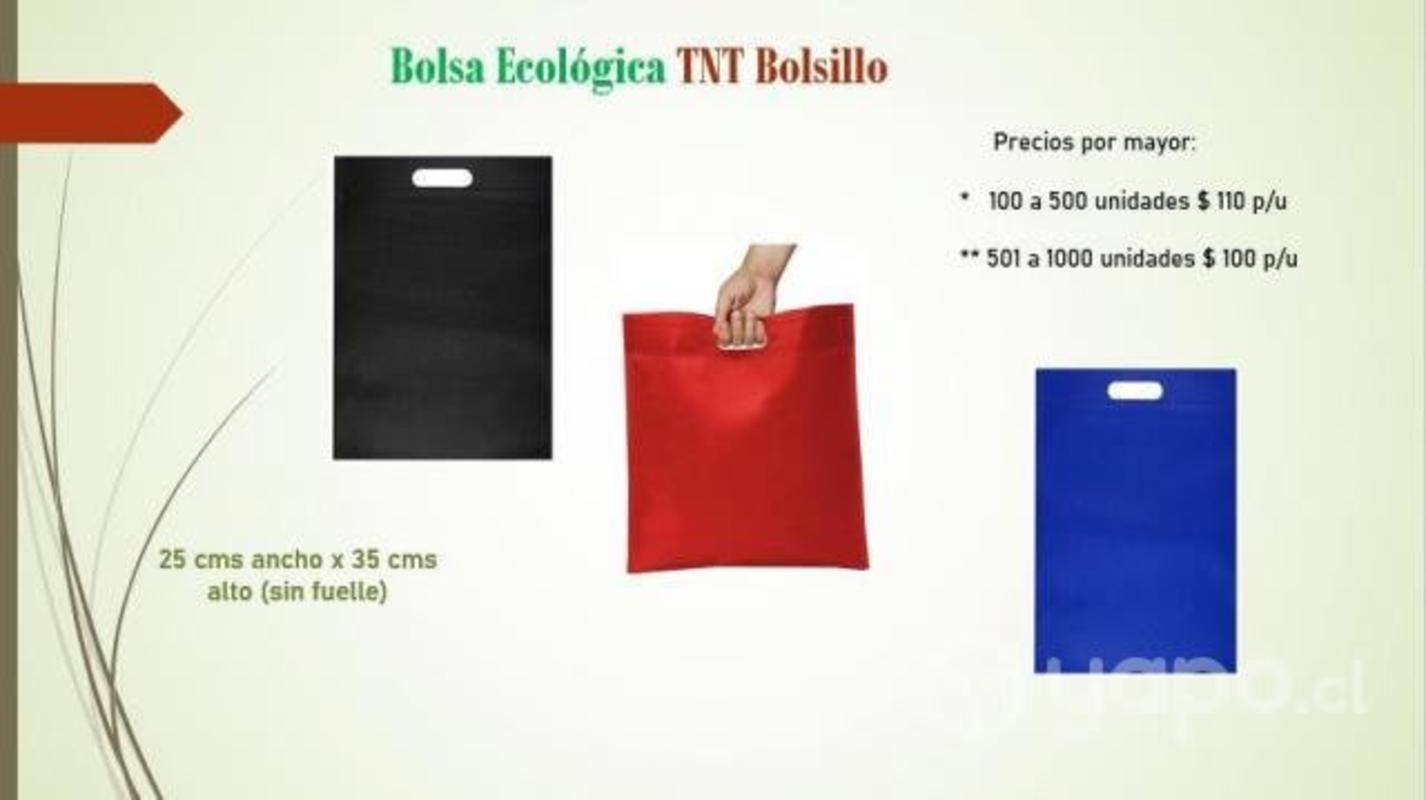 Bolsas TNT Bolsillo 25x35 Cms 1000 UN Estacion Central