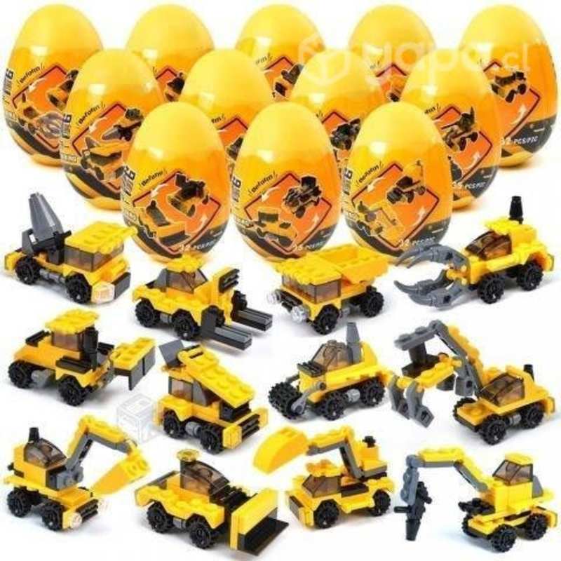 Huevos Sorpresa de Construccion Tipo Lego 12en1 Concepcion