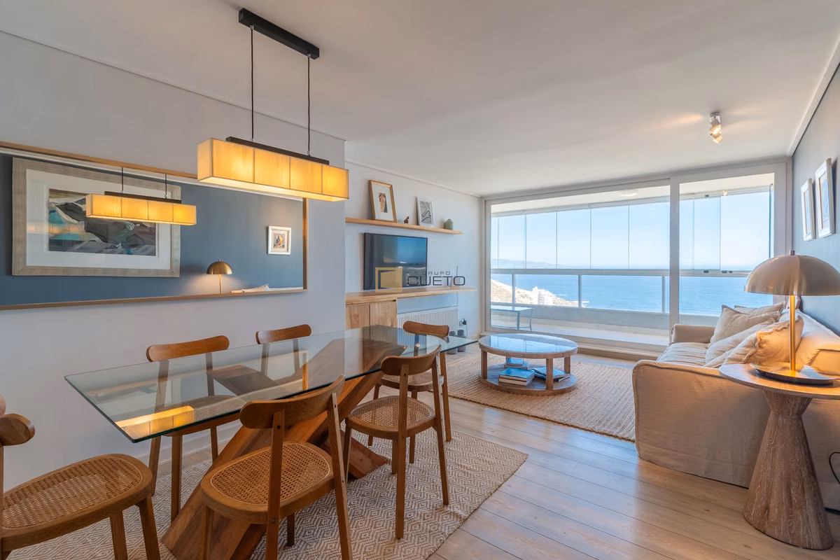 Departamento en venta 3 Dormitorios 3 baños en Costa de Montemar Concón