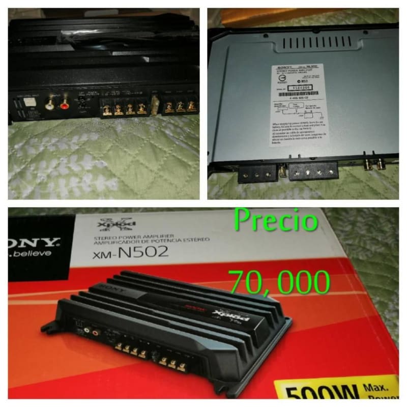 SONY Amplificador estéreo 4 canales xm-n1004