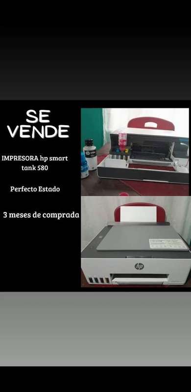 Printers Scanners Fax | Impresora hp smart tank 580 multifuncional ...