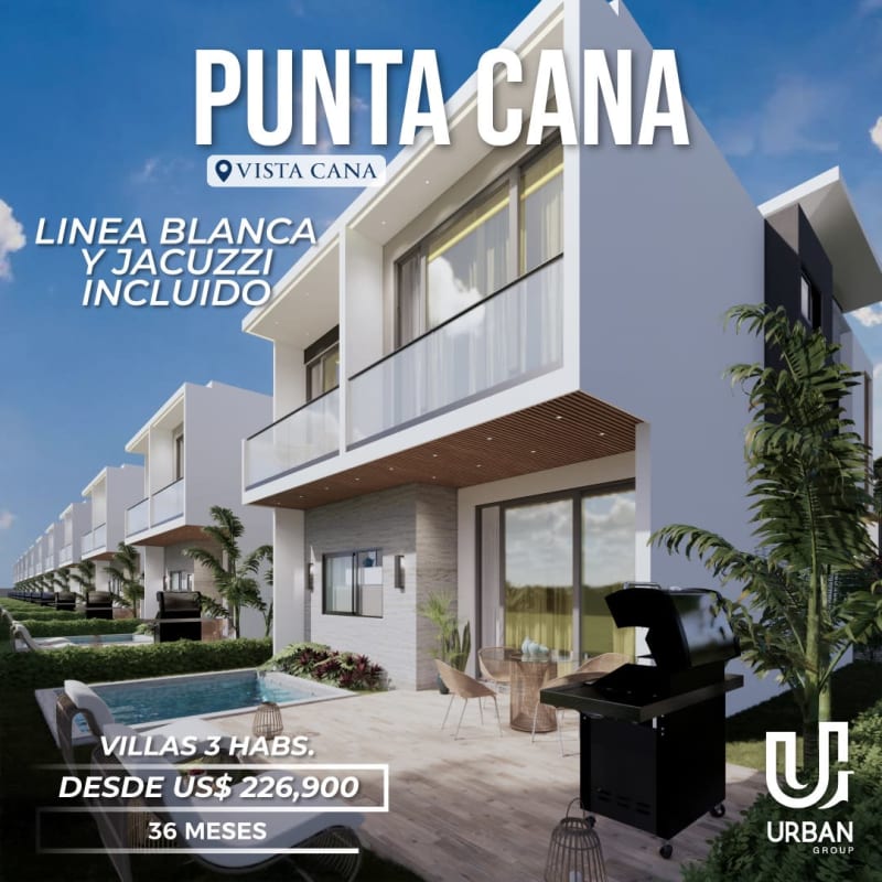 Villas con Linea Blanca &amp; Jacuzzi en Vistacana