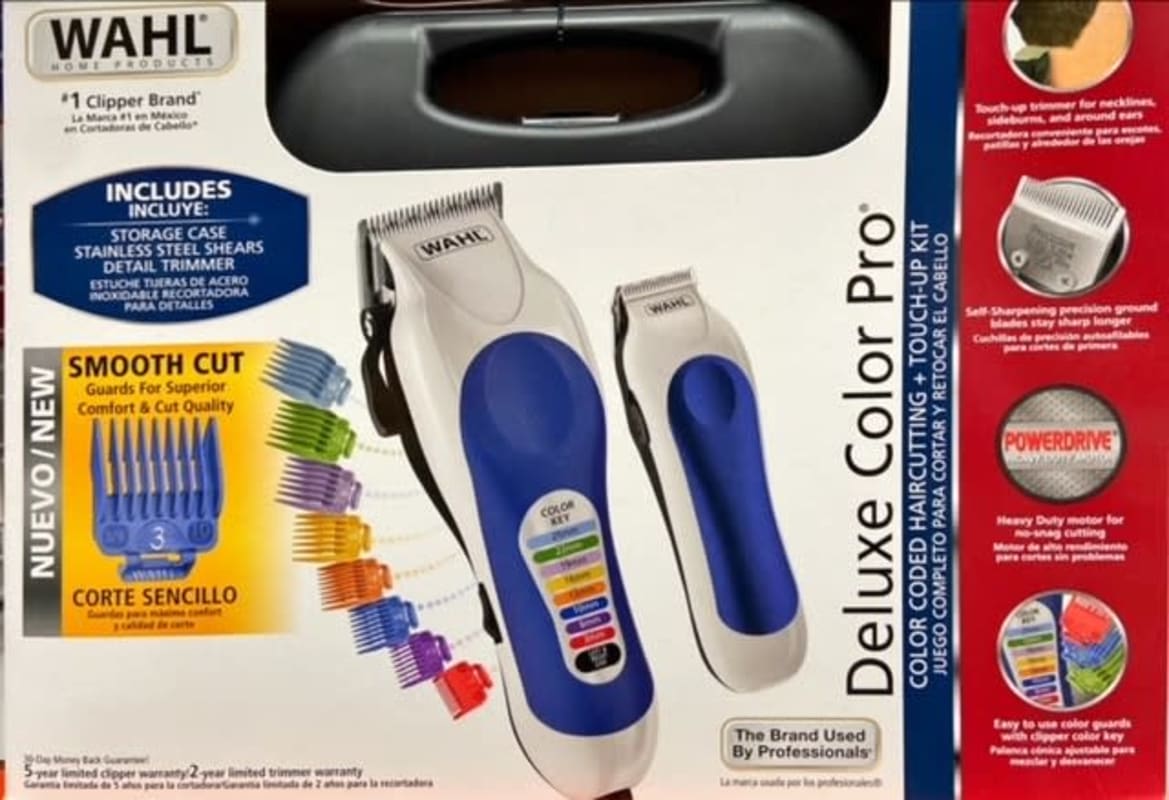 Kit Completo para Cortar Cabello marca Wahl Nuevo y Sellado Zona 15