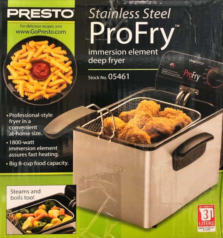 Presto 05461 ProFry Deep Fryer Stainless Steel