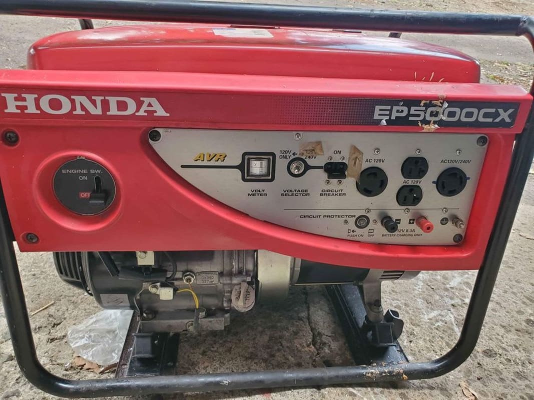 Generador eléctrico Honda Original. EP5000