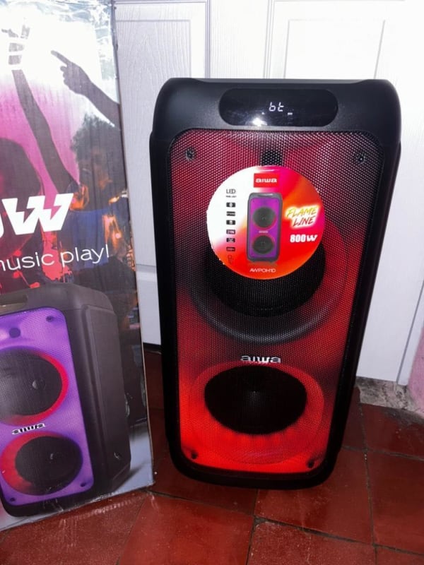 Aiwa parlante torre 1000w bluetooth luces rgb - AWPOH1D — Audio Total