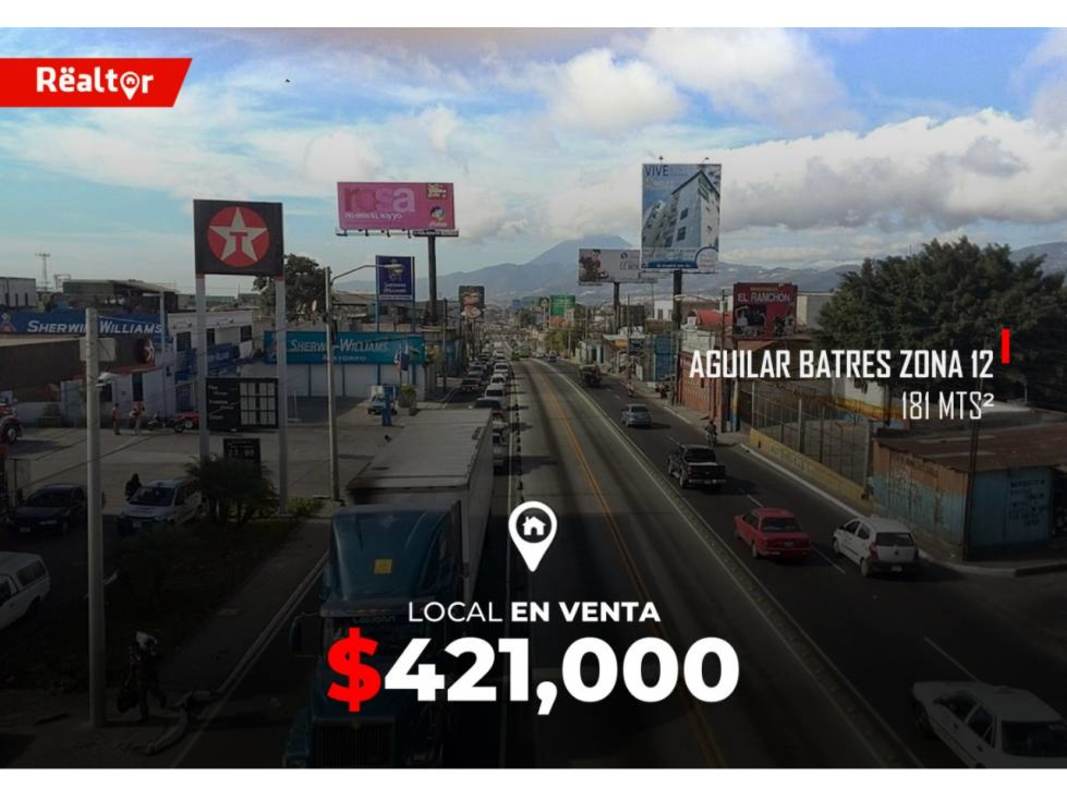 Local Comercial en Venta en Calzada Aguilar Batres, zona 12 |  Espacio, 421000.00 en Zona 12