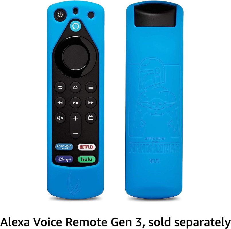 Funda para Mando a Distancia Compatible con Fire TV Stick 4K/ 4K MAX Alexa  Control Remoto de Voz (3ª Gen) - (2pcs, Verde Que Brilla y Turquesa Que no  Brilla) : 