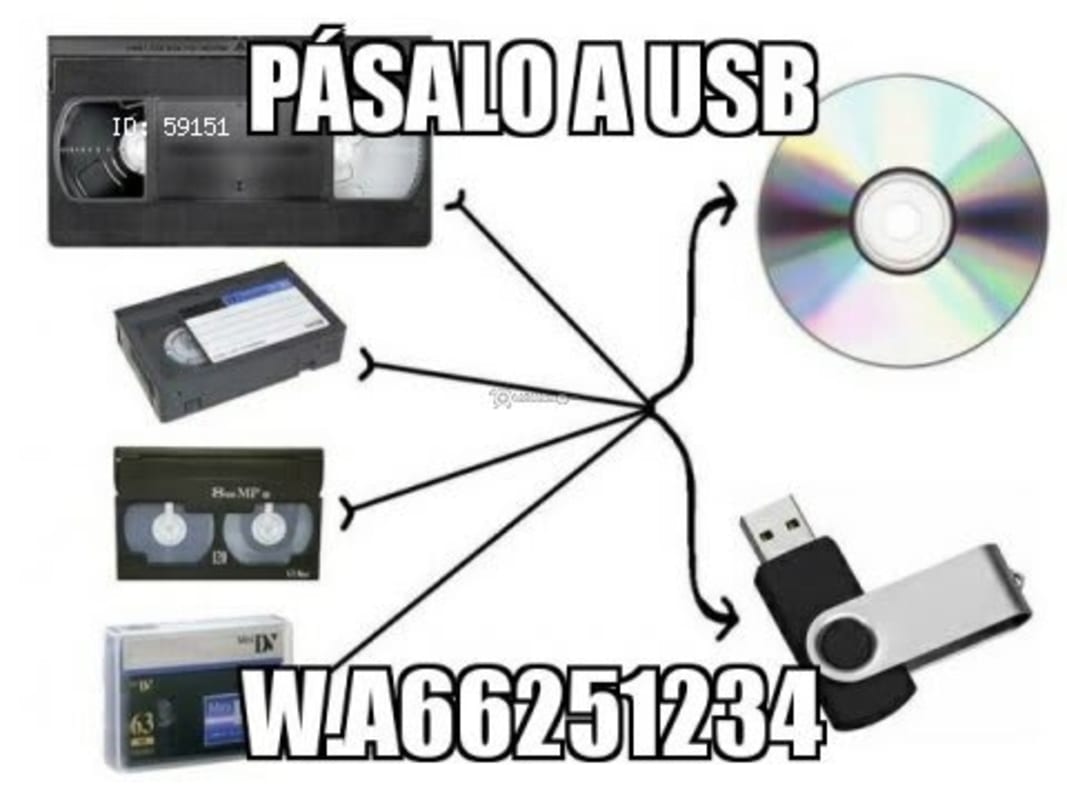 Todavía tienes vhs, beta, mini dv, Hi8, vhsc pásalos a USB - Panamá