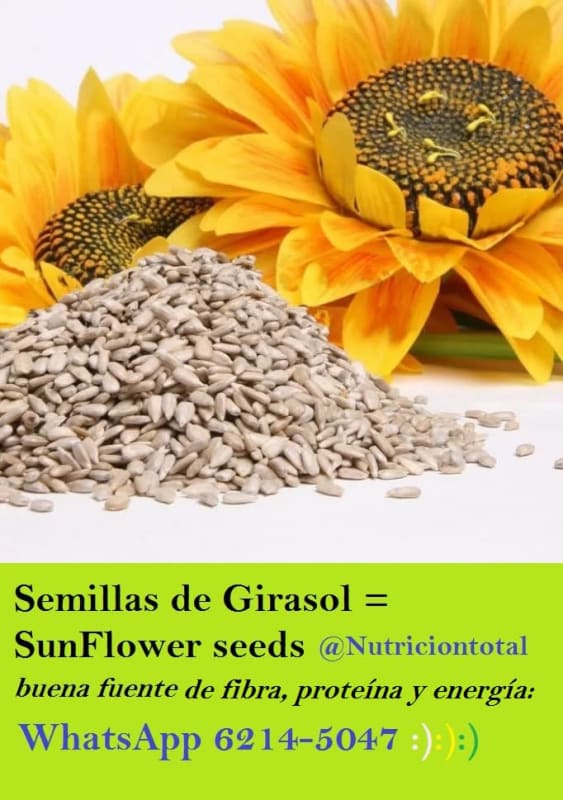 Semillas de Girasol = SunFlower seeds 100% naturales :):):) 3 x ~200 gramos  | San Francisco