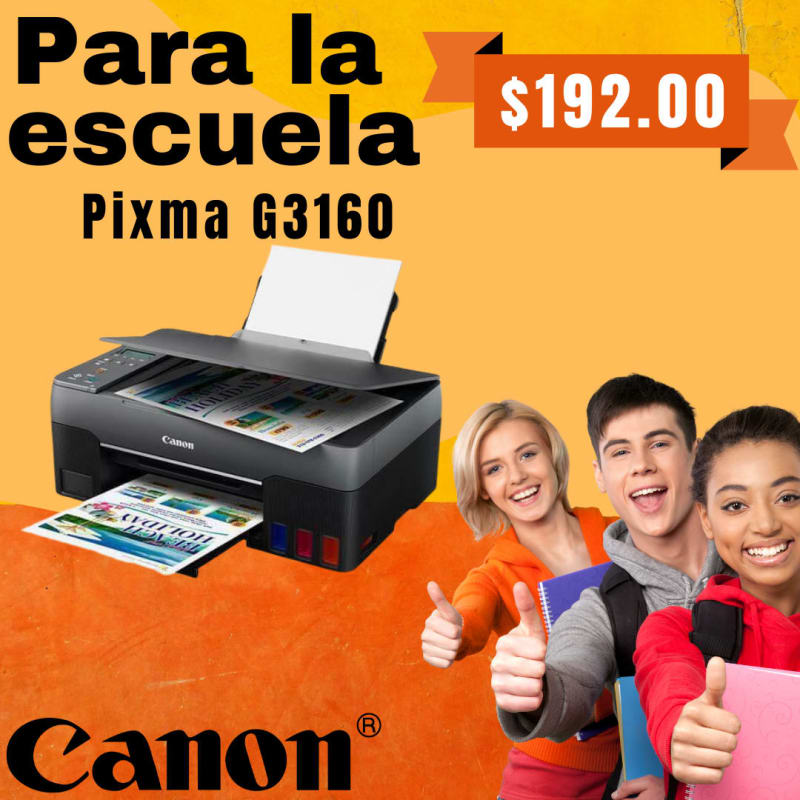 Impresora Multifuncional Canon Pixma G3160