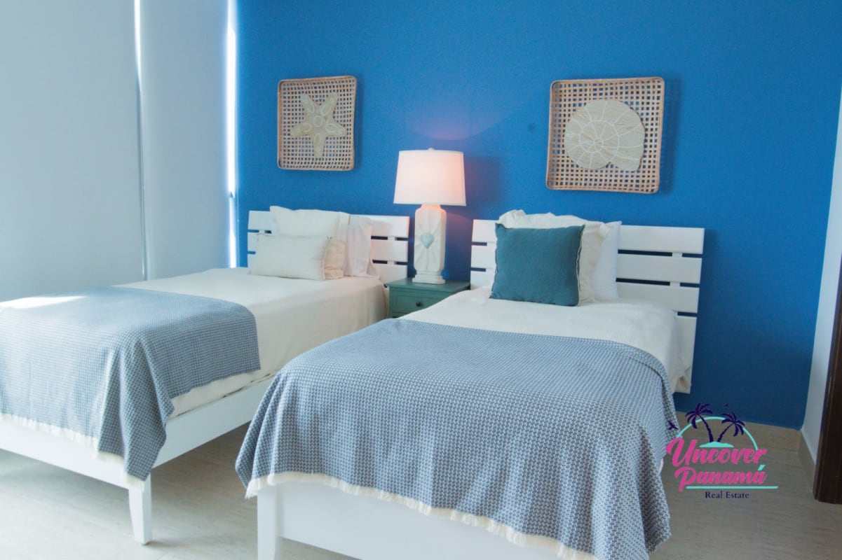 For rent two-bedroom beachfront apartment in Lighthouse, Playa Blanca.